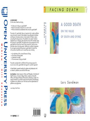 cover image of A Good Death